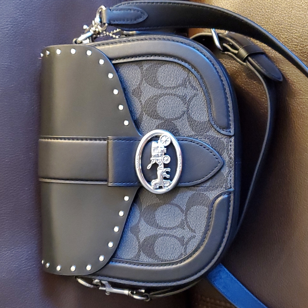Coach "Georgie" Saddlebag